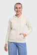 Polerón Mujer Hoodie Crudo