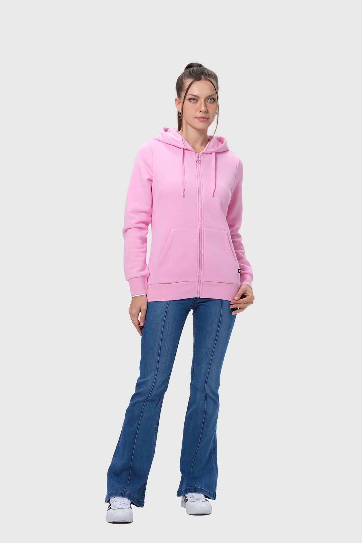 Polerón Mujer Hoodie Rosado