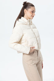 Parka Mujer Puffa Ajustable Crudo