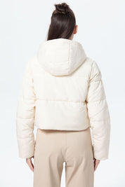 Parka Mujer Puffa Ajustable Crudo