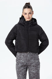 Parka Mujer Puffa Ajustable Negro