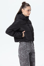 Parka Mujer Puffa Ajustable Negro