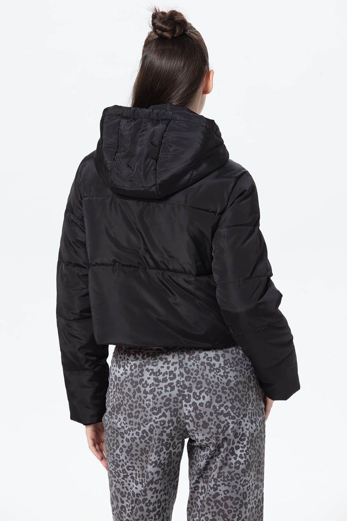 Parka Mujer Puffa Ajustable Negro