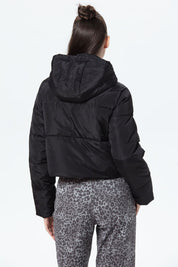Parka Mujer Puffa Ajustable Negro