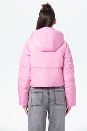 Parka Mujer Puffa Ajustable Rosado