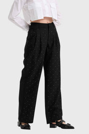Pantalón Mujer Con Bolsillos Negro