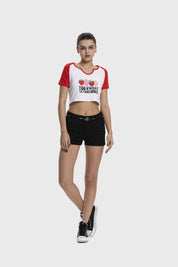 Polera Mujer Bicolor Rojo Rojo / L
