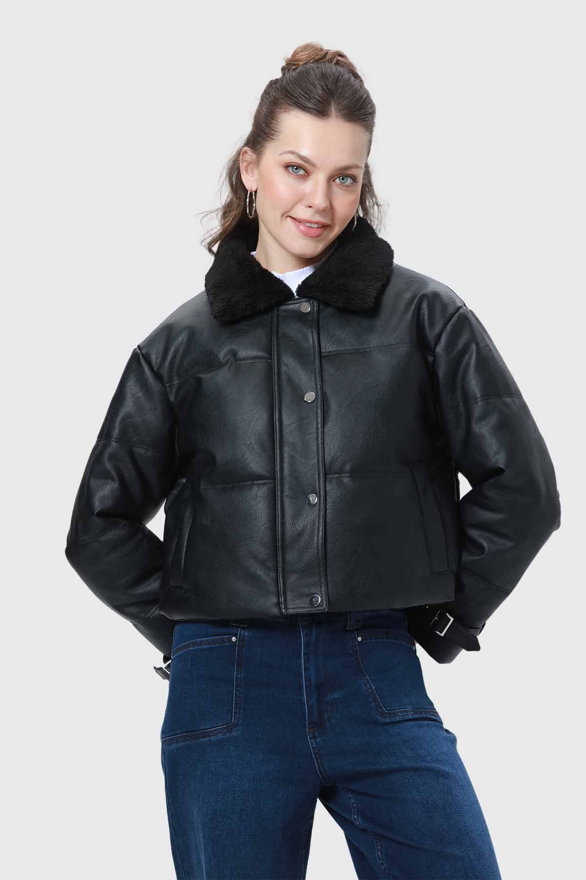 Parka Mujer Puffa Chiporro Negro