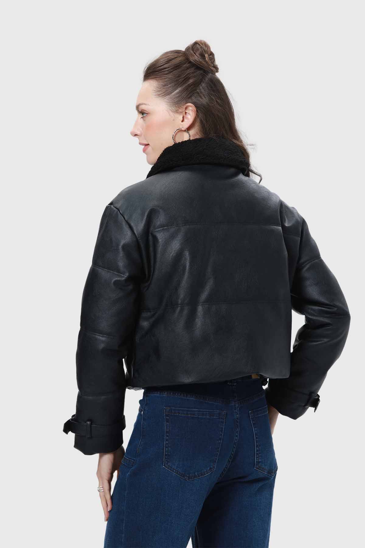 Parka Mujer Puffa Chiporro Negro