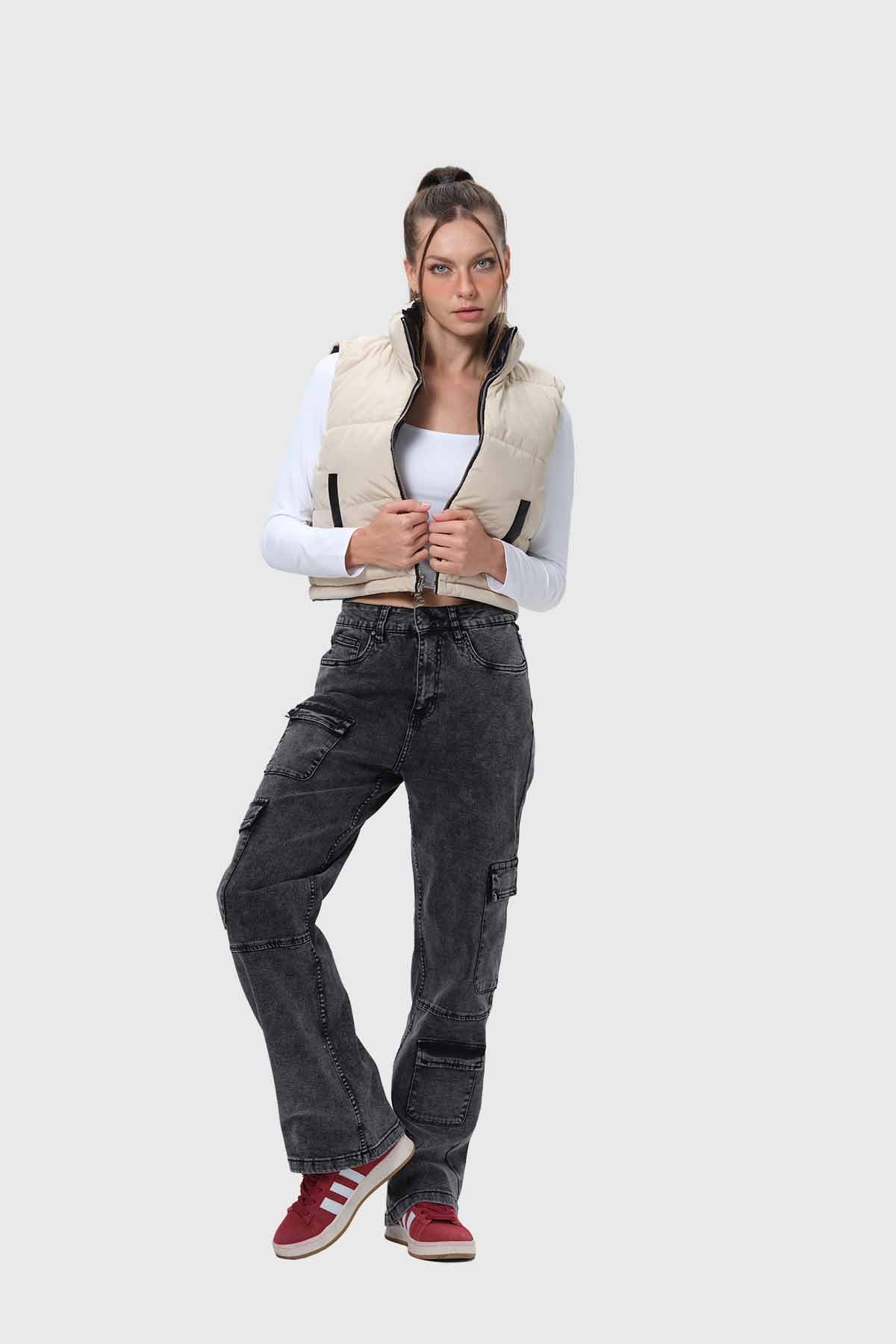 Parka Mujer Reversible Nude Nude / M