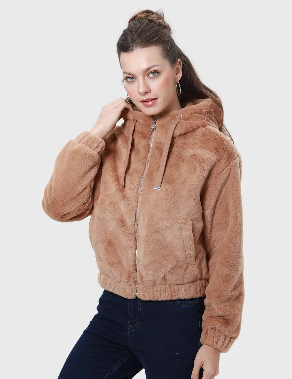 Chaqueta Mujer Polar Camel I