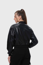 Chaqueta Mujer Bomber Negro