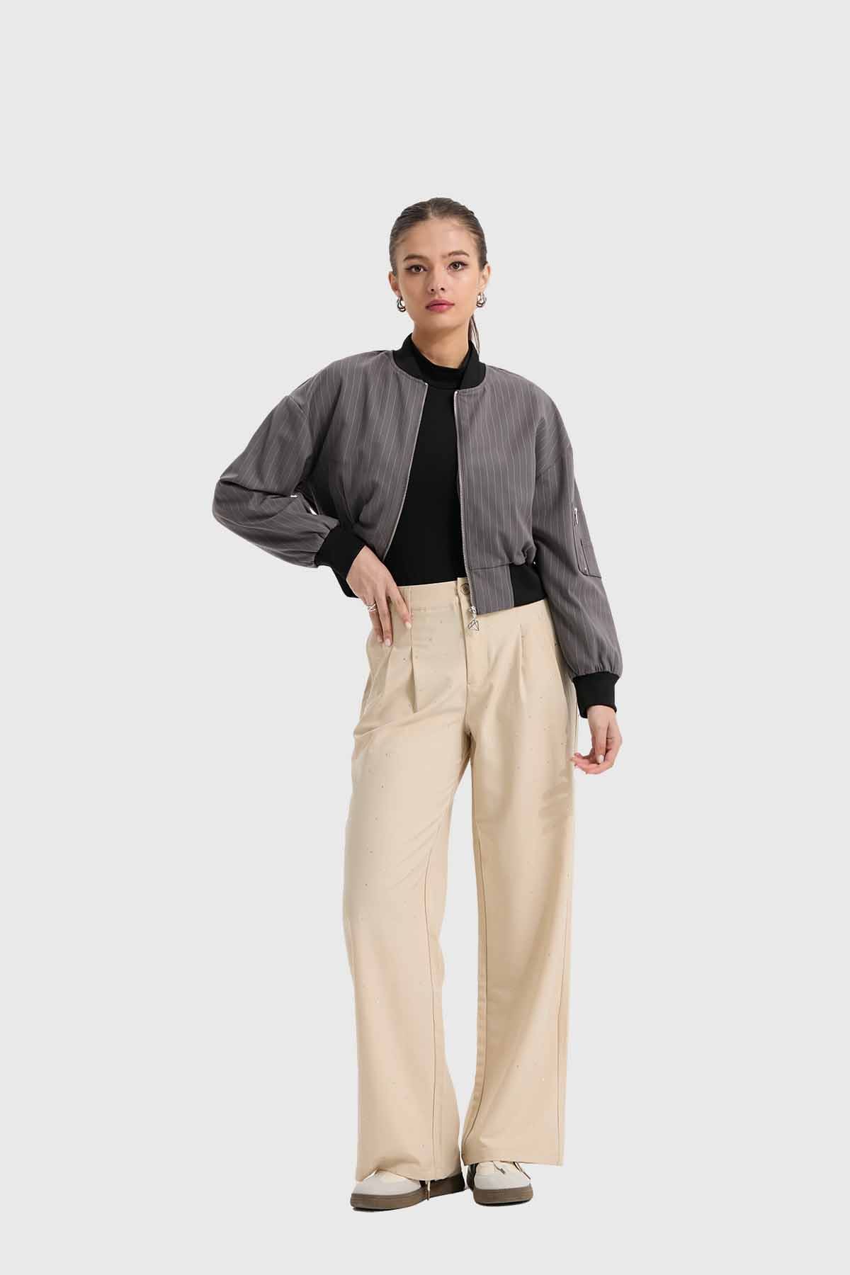 Chaqueta Mujer Bomber Marengo