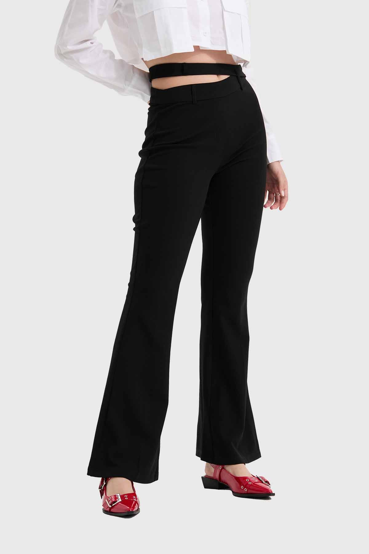Pantalón Mujer Sastre Pretina Negro
