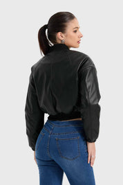 Chaqueta Mujer Bomber Negro