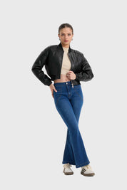 Chaqueta Mujer Bomber Negro