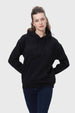 Polerón Mujer Canguro Print Negro