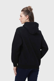 Polerón Mujer Canguro Print Negro