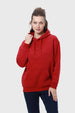 Polerón Mujer Canguro Print Rojo