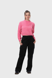 Sweater Mujer Chenille Rosado