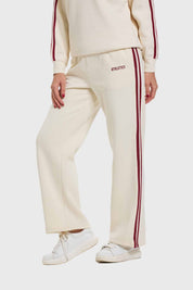 Pantalón Mujer Rayas Crudo