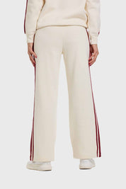 Pantalón Mujer Rayas Crudo