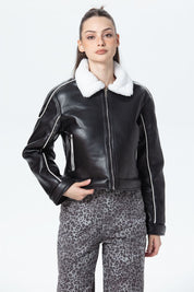 Chaqueta Mujer Bonded Negro