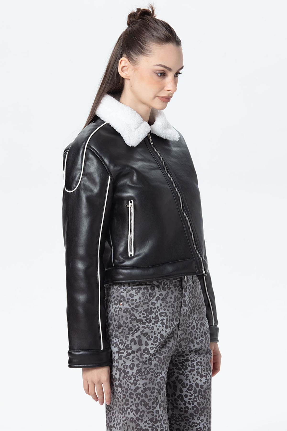 Chaqueta Mujer Bonded Negro