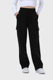 Pantalón Buzo Mujer Cargo Negro