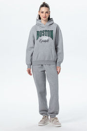 Pantalón Buzo Mujer Jogger Gris