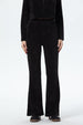 Pantalón Mujer Flare Chenille Negro
