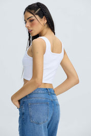 Peto Mujer Seamless Blanco Blanco / XS-S