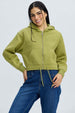 Polerón Mujer Zipper Crop Verde Verde / XL
