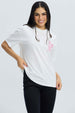 Polera Mujer Oversize Crudo Blanco / XL