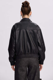 Chaqueta Mujer Bomber Negro