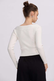 Sweater Mujer Bardot Crudo
