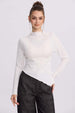 Polera Mujer Asímetrica Blanco