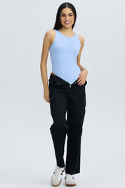 Polera Mujer Body Celeste Azul / XL