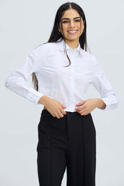 Blusa Mujer Basta Redonda Blanco