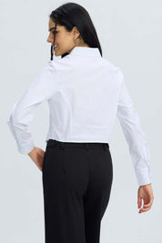 Blusa Mujer Basta Redonda Blanco