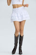 Falda Mujer Vuelos Blanco Blanco / XL
