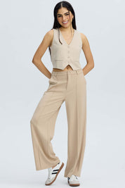 Blazer Mujer Blazer Gillette Abertura Beige Beige / XL