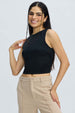 Polera Mujer Drapeada Negro Negro / XL