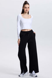 Pantalón Buzo Mujer Piping Beige
