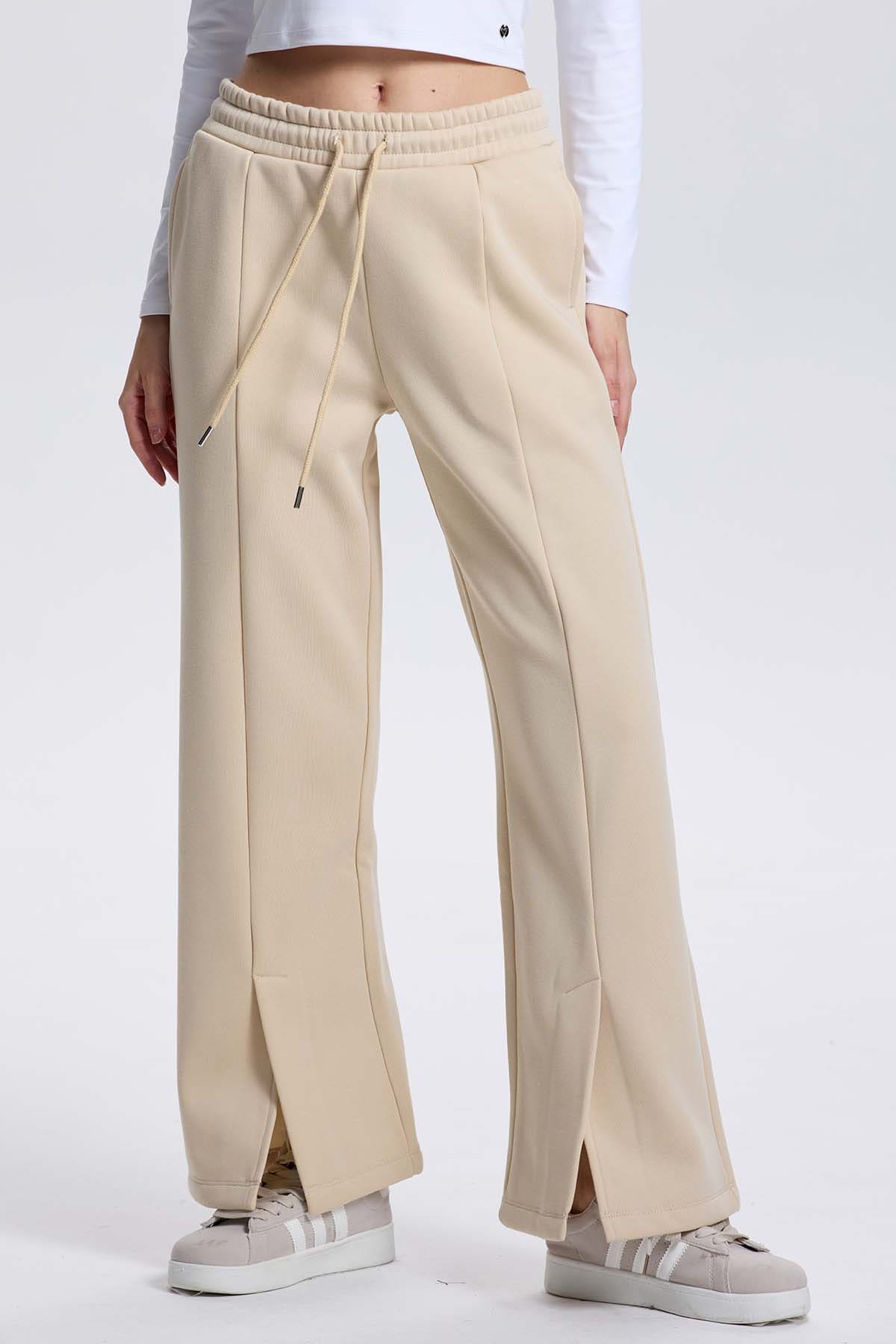 Pantalón Buzo Mujer Piping Negro