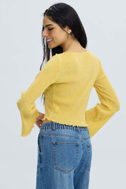Polera Mujer Flare Amarillo Amarillo / XL
