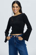 Polera Mujer Flare Negro Negro / XL