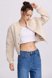 Chaqueta Mujer Snaps Beige