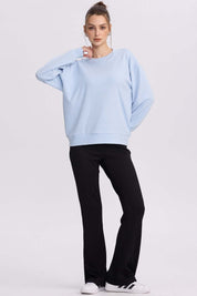 Pantalón Buzo Mujer Doble Pretina Negro