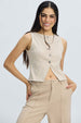 Blazer Mujer Gillette Botones Beige Beige / XL